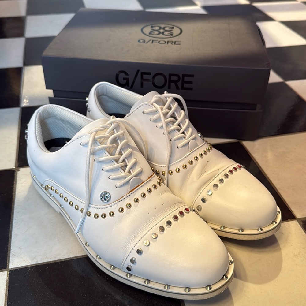G/FORE Ladies Welt Stud Gallivanter Golf Shoes, US Size 8